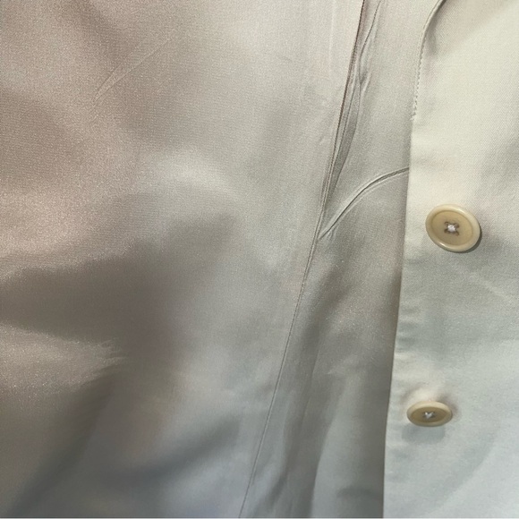 Lauren Ralph Lauren LRL Cream Blazer Faux Pockets 12P Petite Career Work Office - Picture 11 of 16